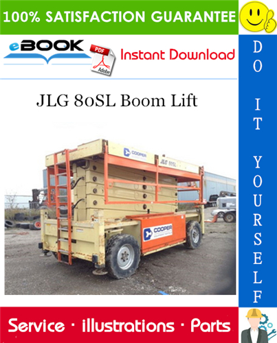 JLG 80SL Boom Lift Illustrated Parts Manual (P/N 3121326)
