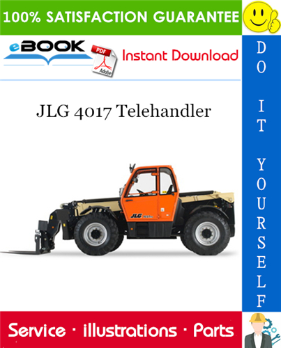 JLG 4017 Telehandler Illustrated Parts Manual (P/N - 3121859)