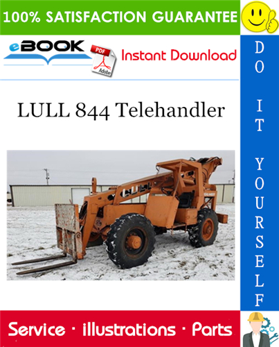 LULL 844 Telehandler Illustrated Parts Manual (P/N - 10709910)