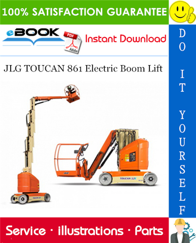 JLG TOUCAN 861 Electric Boom Lift Illustrated Parts Manual (P/N - 31210086)