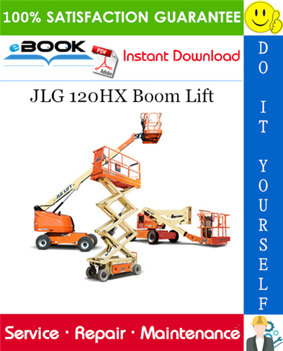 JLG 120HX Boom Lift Service Repair Manual (P/N - 3120819)