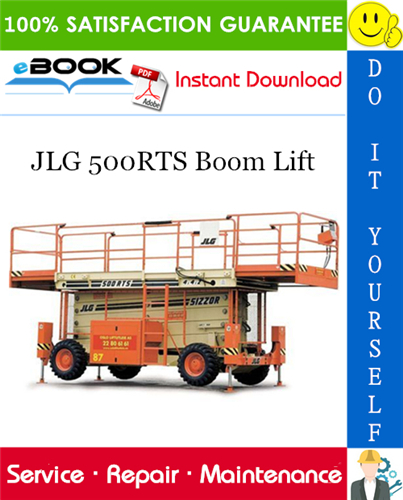 JLG 500RTS Boom Lift Service Repair Manual (P/N - 3121103)