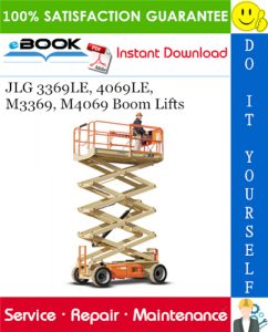 JLG 3369LE, 4069LE, M3369, M4069 Boom Lifts Service Repair Manual (P/N - 3121122)