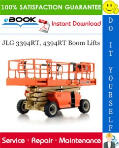 JLG 3394RT, 4394RT Boom Lifts Service Repair Manual (P/N - 3121249)