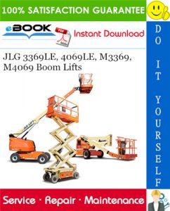 JLG 3369LE, 4069LE, M3369, M4069 Boom Lifts Service Repair Manual (P/N - 3121824)