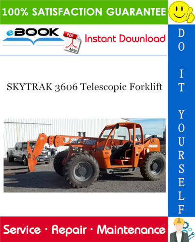 SKYTRAK 3606 Telescopic Forklift Service Repair Manual (P/N - 8990300)