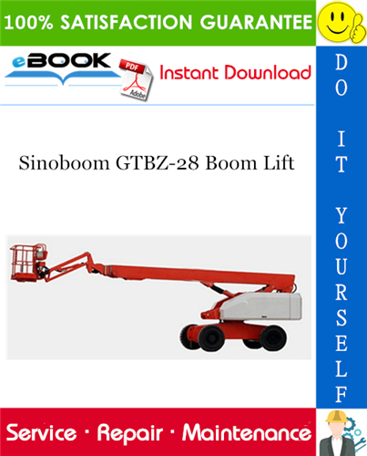 Sinoboom GTBZ-28 Boom Lift Service Repair Manual