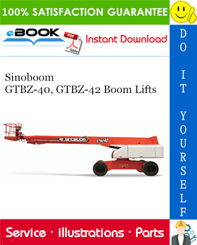 Sinoboom GTBZ-40, GTBZ-42 Boom Lifts Parts Manual