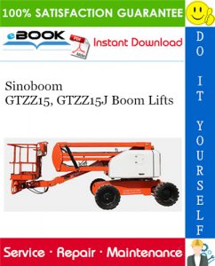 Sinoboom GTZZ15, GTZZ15J Boom Lifts Service Repair Manual