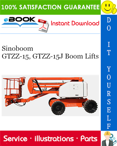 Sinoboom GTZZ-15, GTZZ-15J Boom Lifts Parts Manual