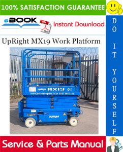 UpRight MX19 Work Platform Service & Parts Manual