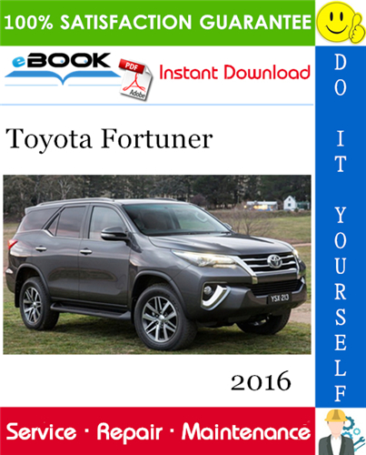 2016 Toyota Fortuner Service Repair Manual