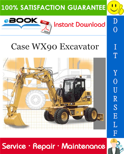 Case WX90 Excavator Service Repair Manual