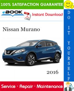 2016 Nissan Murano Service Repair Manual