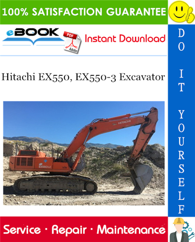 Hitachi EX550, EX550-3 Excavator Service Repair Manual