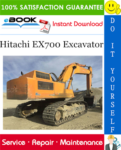 Hitachi EX700 Excavator Service Repair Manual + Parts Catalog