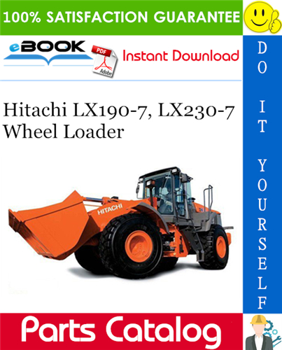 Hitachi LX190-7, LX230-7 Wheel Loader Parts Catalog