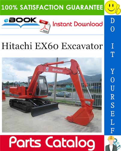 Hitachi EX60 Excavator Parts Catalog Manual