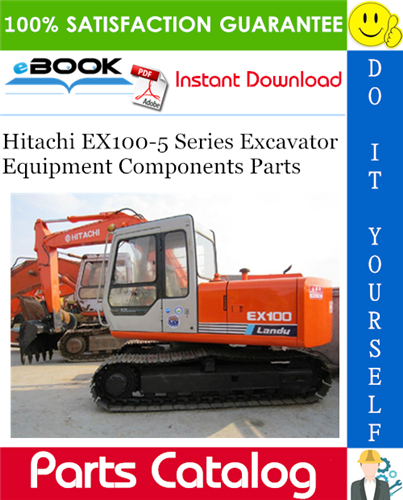 Hitachi EX100-5 Series Excavator Equipment Components Parts Catalog Manual