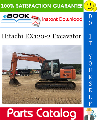 Hitachi EX120-2 Excavator Parts Catalog Manual
