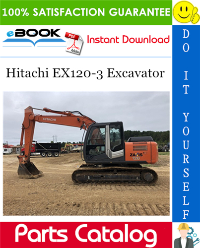 Hitachi EX120-3 Excavator Parts Catalog Manual