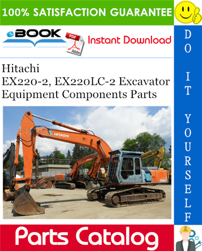Hitachi EX220-2, EX220LC-2 Excavator Equipment Components Parts