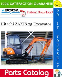Hitachi ZAXIS 25 Excavator Parts Catalog