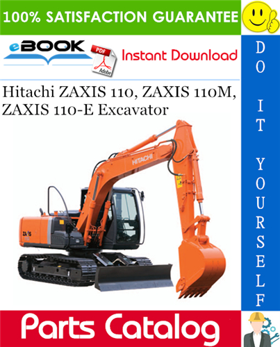 Hitachi ZAXIS 110, ZAXIS 110M, ZAXIS 110-E Excavator Parts Catalog