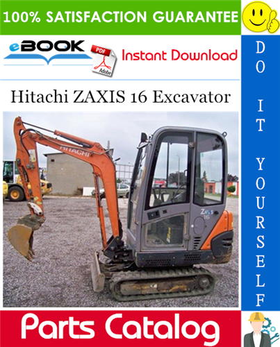 Hitachi ZAXIS 16 Excavator Parts Catalog