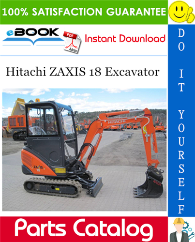 Hitachi ZAXIS 18 Excavator Parts Catalog