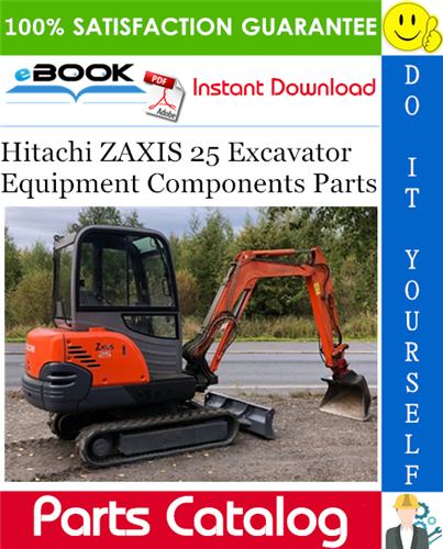 Hitachi ZAXIS 25 Excavator Equipment Components Parts