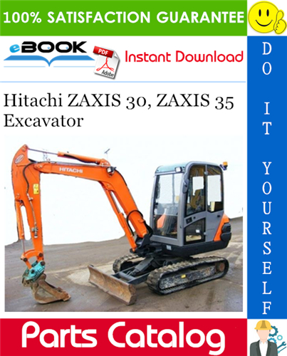 Hitachi ZAXIS 30, ZAXIS 35 Excavator Parts Catalog