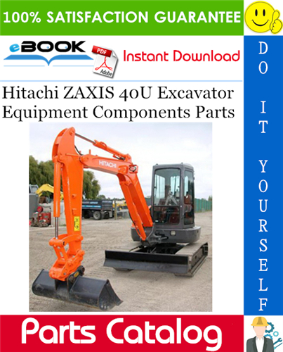 Hitachi ZAXIS 40U Excavator Equipment Components Parts
