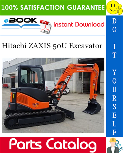 Hitachi ZAXIS 50U Excavator Parts Catalog