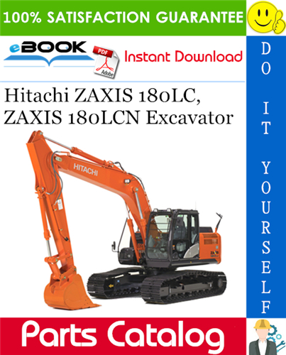 Hitachi ZAXIS 180LC, ZAXIS 180LCN Excavator Parts Catalog