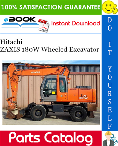 Hitachi ZAXIS 180W Wheeled Excavator Parts Catalog