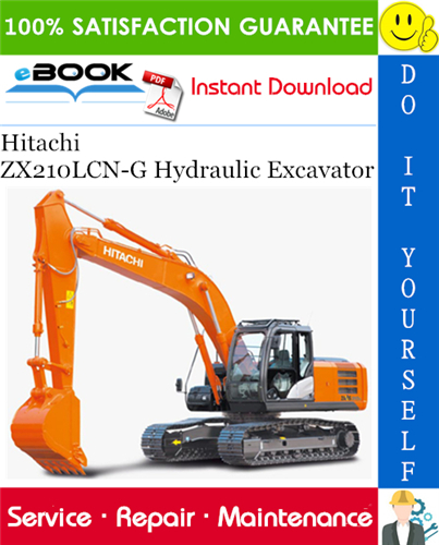 Hitachi ZX210LCN-G Hydraulic Excavator Service Repair Manual