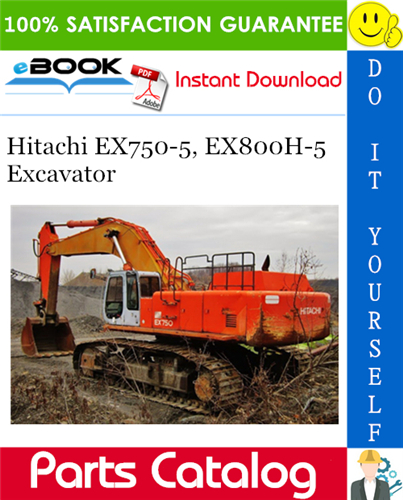 Hitachi EX750-5, EX800H-5 Excavator Parts Catalog