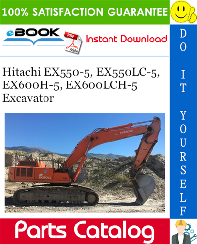 Hitachi EX550-5, EX550LC-5, EX600H-5, EX600LCH-5 Excavator Parts Catalog