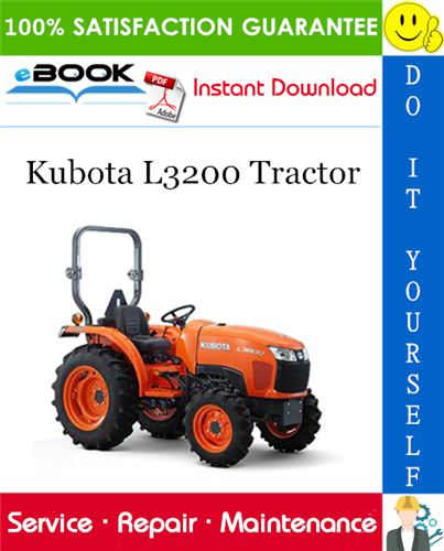 Kubota L3200 Tractor Service Repair Manual