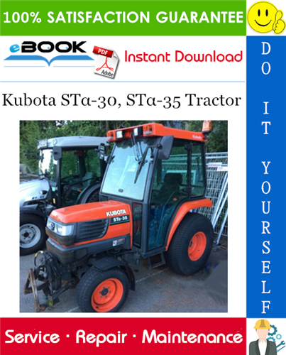 Kubota STα-30, STα-35 Tractor Service Repair Manual