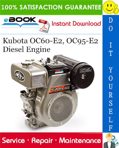 Kubota OC60-E2, OC95-E2 Diesel Engine Service Repair Manual