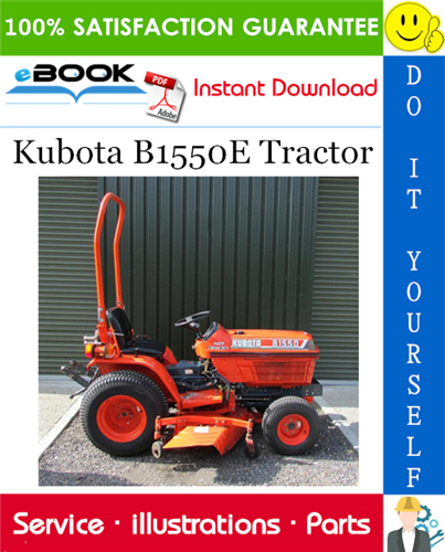 Kubota B1550E Tractor Parts Manual