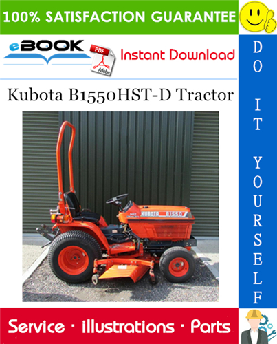 Kubota B1550HST-D Tractor Parts Manual