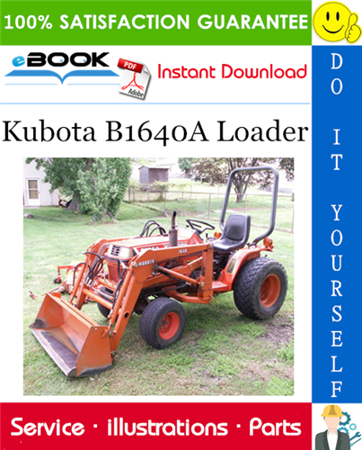 Kubota B1640A Loader Parts Manual