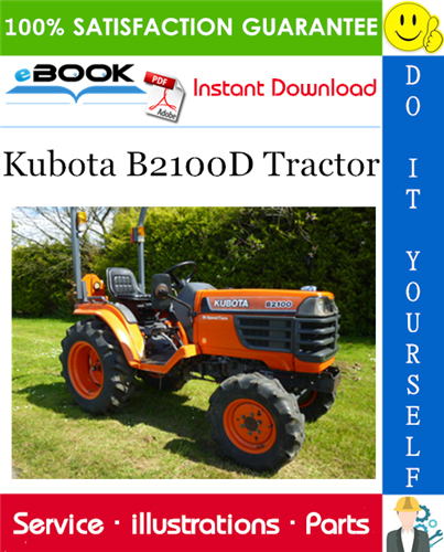 Kubota B2100D Tractor Parts Manual