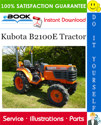 Kubota B2100E Tractor Parts Manual