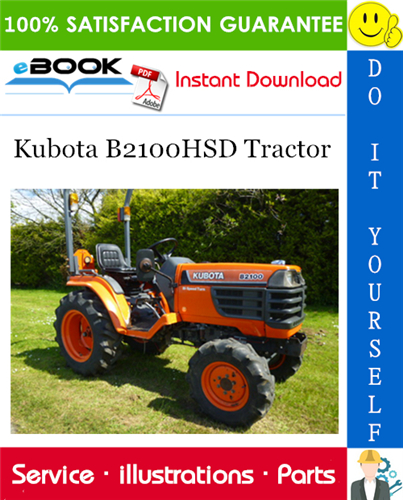 Kubota B2100HSD Tractor Parts Manual