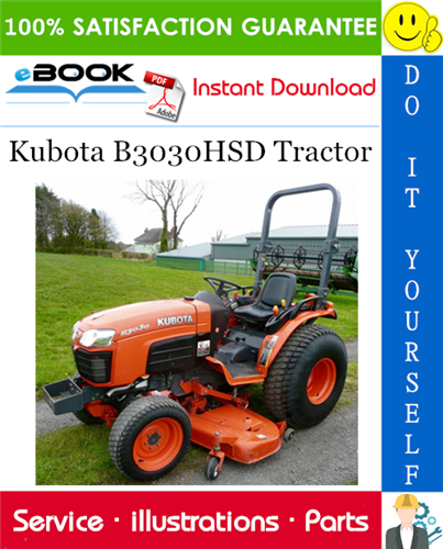 Kubota B3030HSD Tractor Parts Manual