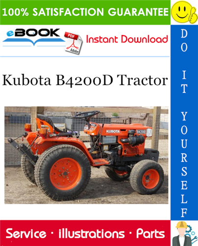 Kubota B4200D Tractor Parts Manual